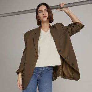 Everlane ‘80s Blazer, Size 8, Color beech